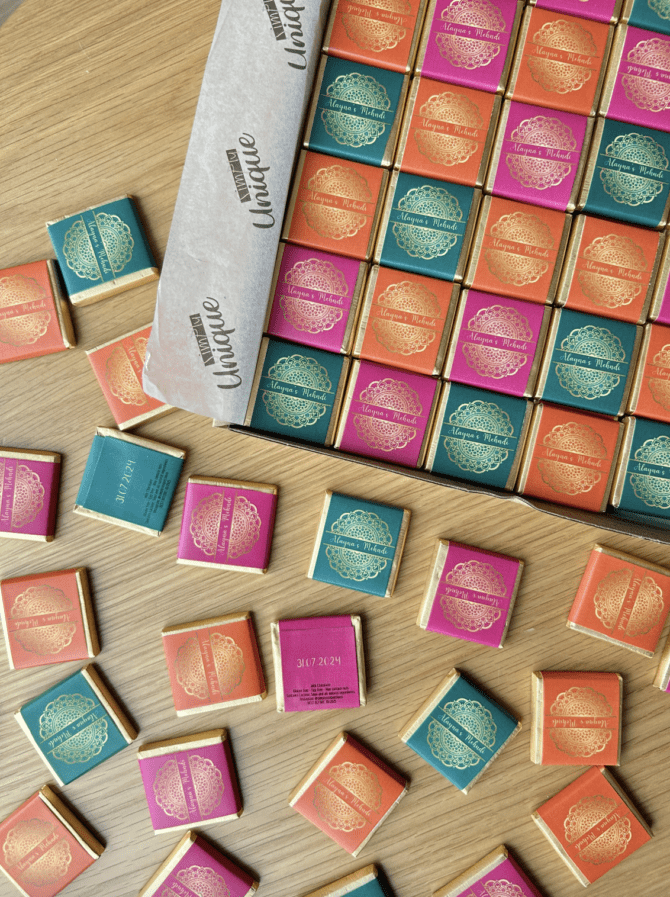 Custom Full Colour Wedding Squares - Image 7
